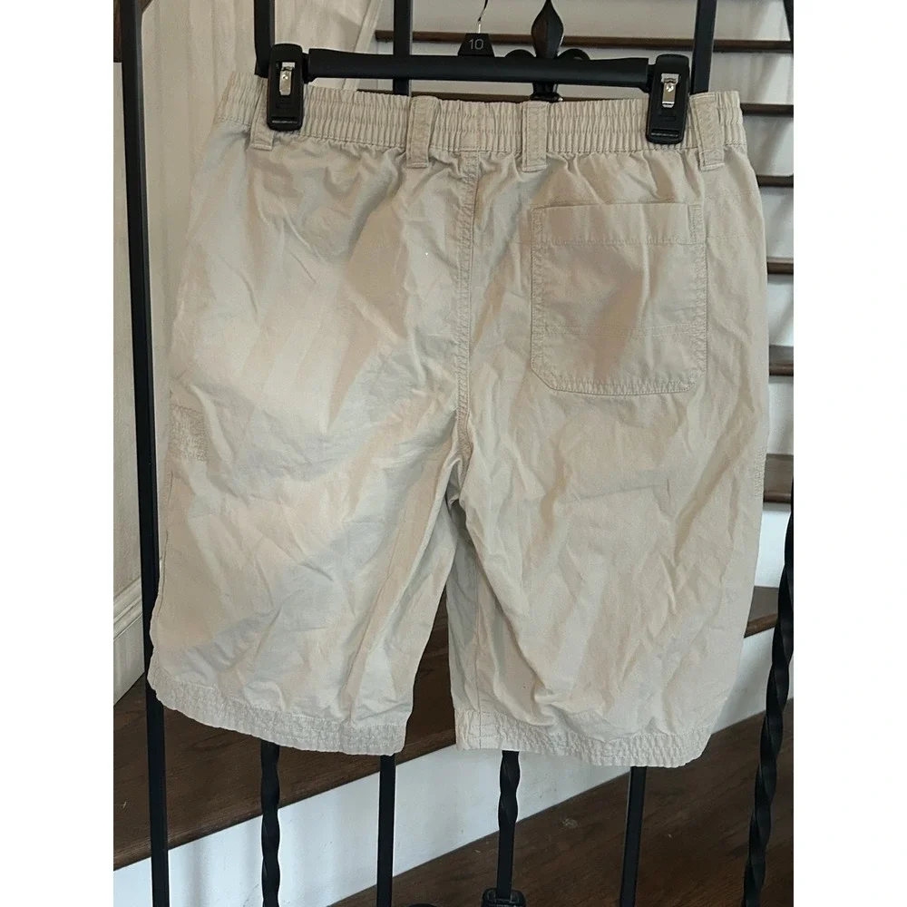 Boy's Size 18 Ralph Lauren Polo Shorts Beige Chino Elastic Waste